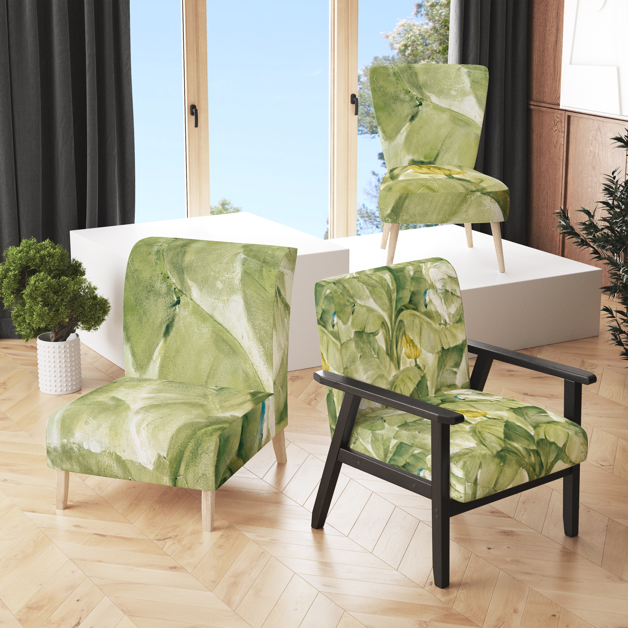 Green leaf chair discount
