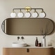 preview thumbnail 27 of 154, JONATHAN Y Bevin Contemporary Transitional Iron/Glass LED Vanity Light