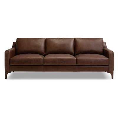 Poly & Bark Sorrento Sofa - Full Grain Genuine Italian Leather
