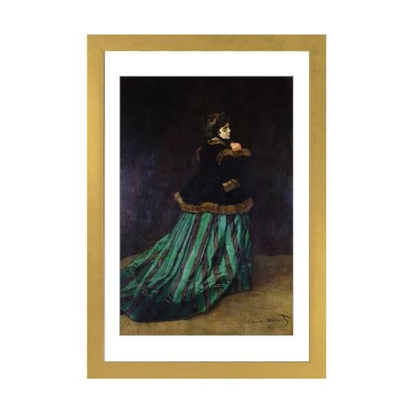 camille or the woman in the green dress Camille (Woman in Green Dress) by MONET, Claude
