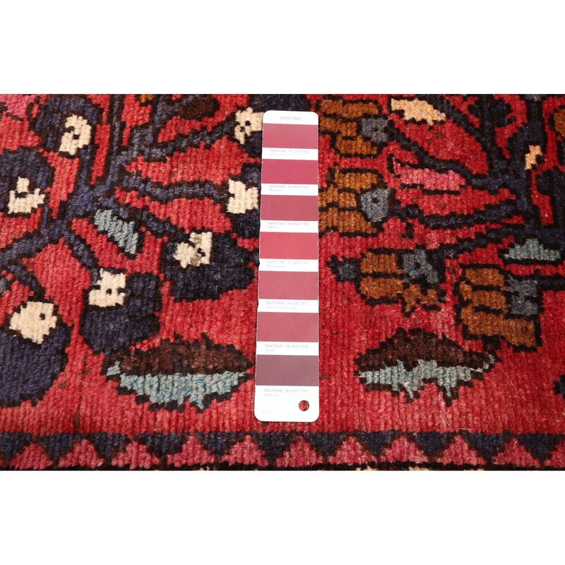 ECARPETGALLERY Hand-knotted Andelz Red Wool Rug - 3'1 x 9'11