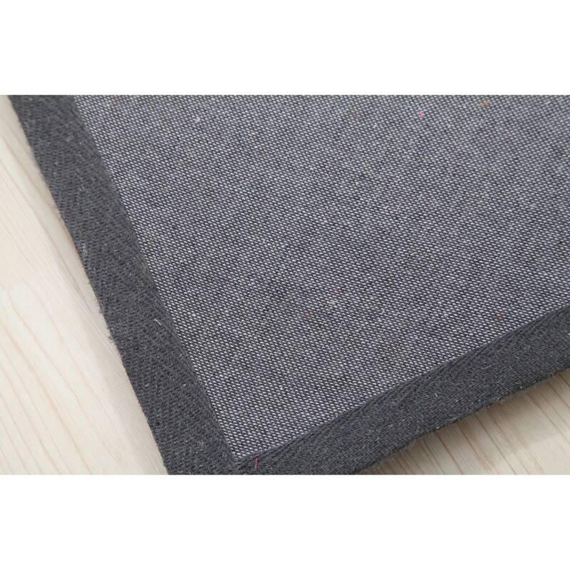 Hearts Collection Hand Woven Shag Area Rug - 24" x 24"
