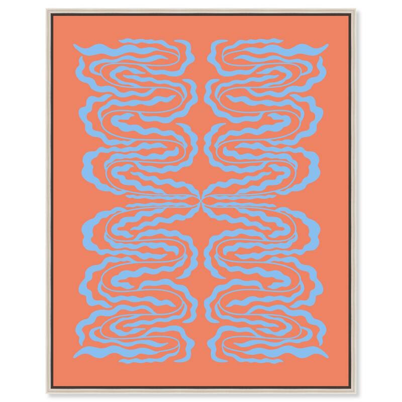 Artsy Pattern Canvas by Art Remedy - 16" x 20" - Silver