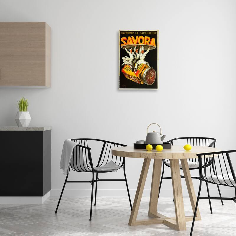 Stupell Savora Kitchen Advertisement Canvas Wall Art Design By Marcus Jules