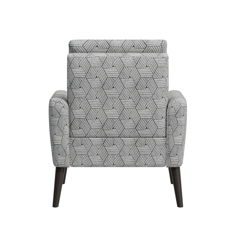 Allyson Mid-Century Modern Small Space Accent Armchair