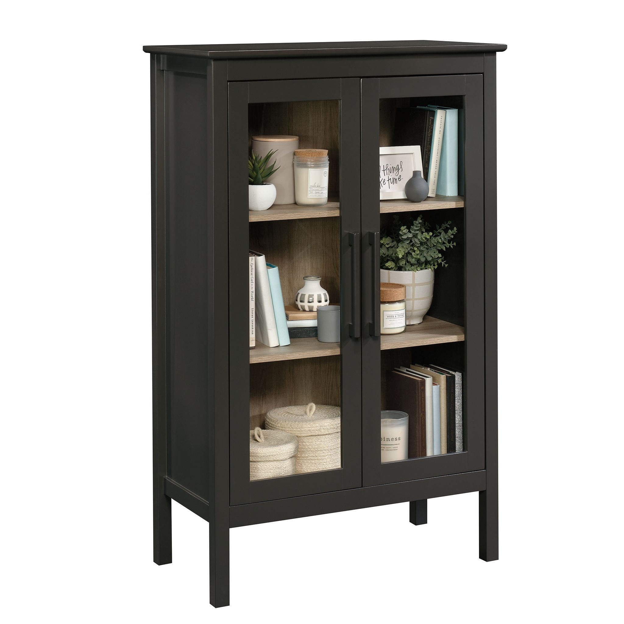 Traditional Glass Bookshelves Bed Bath Beyond