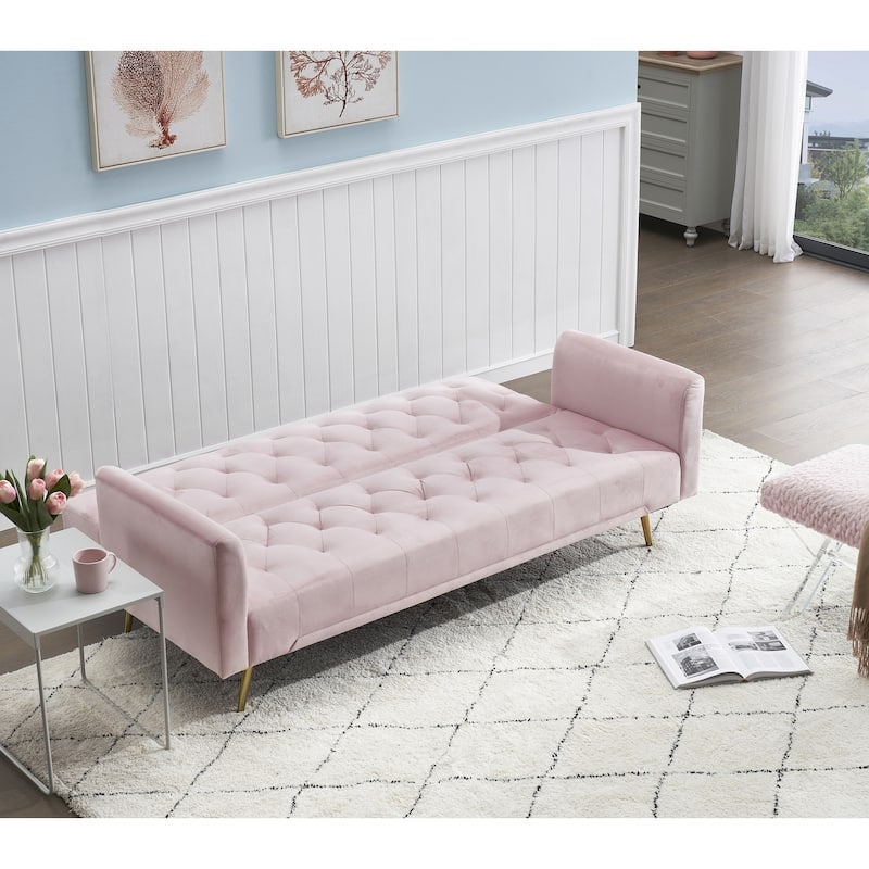 71" Convertible Double Folding Living Room Sofa Bed