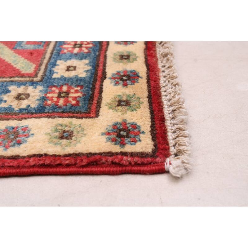 ECARPETGALLERY Hand-knotted Finest Ghazni Red Wool Rug - 6'7 x 9'7