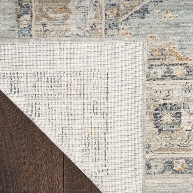 Nourison Nyle Indoor only Grey Geometric Area Rug