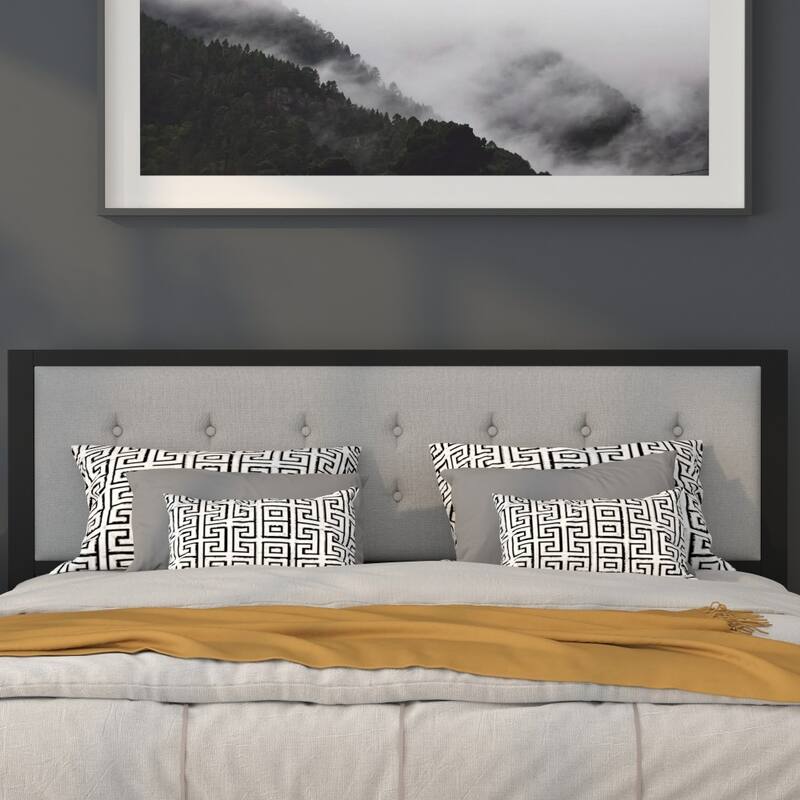 Metal Tufted Upholstered Headboard - Modern Headboard