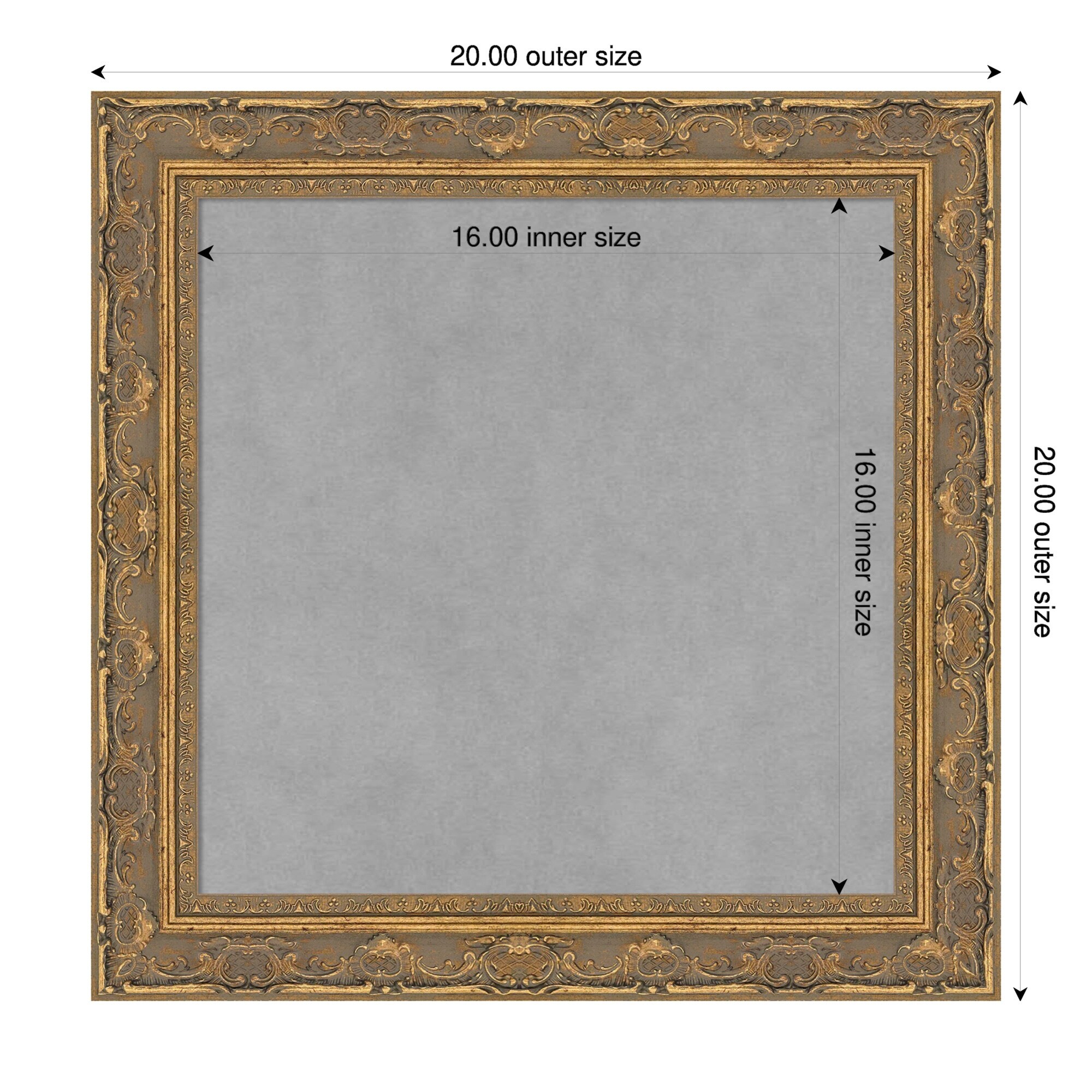 Amanti Art Filigree Gloss Black Framed