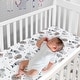 preview thumbnail 3 of 8, Lambs & Ivy Jungle Safari Gray/Tan/White Nursery 6-Piece Baby Crib Bedding Set