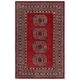 preview thumbnail 11 of 13, SAFAVIEH Handmade Heritage Kali Traditional Oriental Wool Rug 4' x 6' - Red - Rectangle