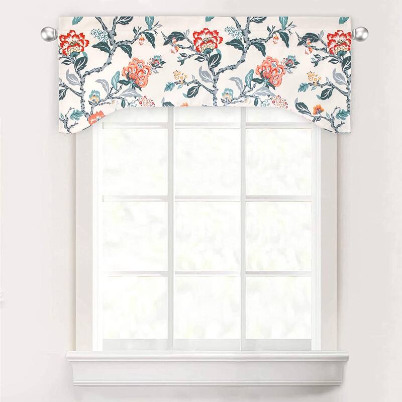 DriftAway Ada U Shape with Selfcord Window Curtain Swag Valance - 52 x 16