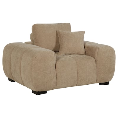 Octavia Upholstered Track Arm Accent Chair - 54.75" x 41"x 35.5"