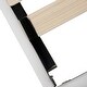 preview thumbnail 13 of 11, Upholstered Bed Frame w/Crown Headboard & LED for Kids,White - Twin