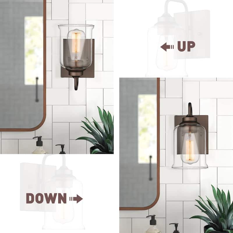 1-Light Wall Sconces Bathroom Vanity Light