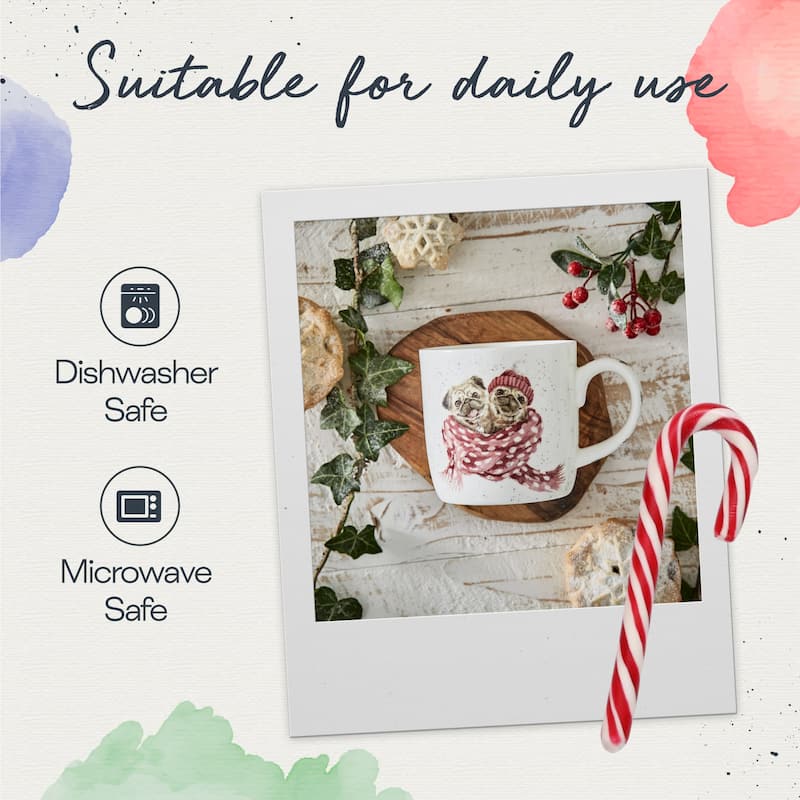 Royal Worcester Holiday Wrendale Designs 14 oz Mug