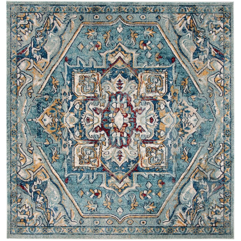SAFAVIEH Savannah Georgina Boho Oriental Polyester Medallion Rug