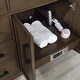 preview thumbnail 12 of 15, OVE Decors Bailey 60 in. Double sink Bathroom Vanity in Almond Latte with Power Bar