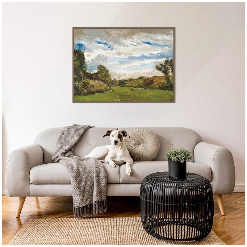 Kate and Laurel In de Duinen In the Dunes 1883 Vincent Van Gogh by Nostalgia Prints Framed Canvas Wall Art Print