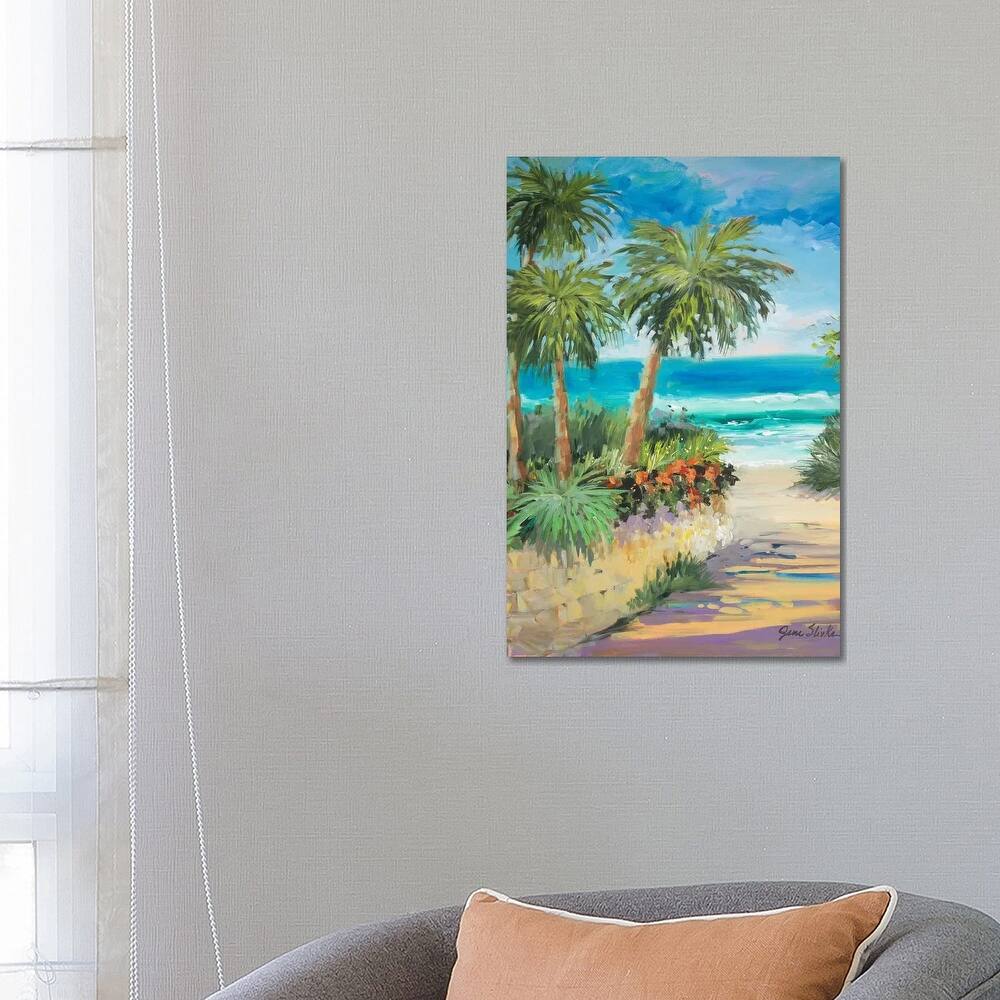 iCanvas "Palm Path" by Jane Slivka Canvas Print