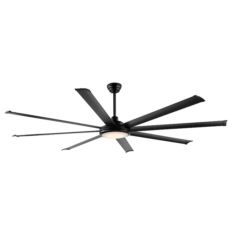 MLiAN 120 In. 8 Aluminium Blades Indoor Ceiling Fan with LED Light - 120"