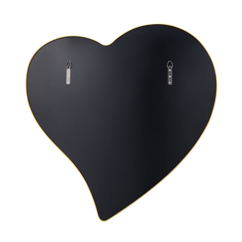 Who Do Ya Love 30x30 Framed Heart Mirror