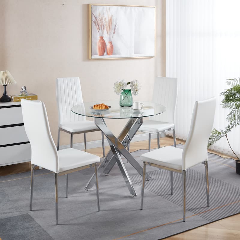 Chair Set of 4, Comfortable, Durable & Stylish Design for Modern Dining Experience