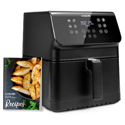 Pro II Air Fryer Oven Combo, 5.8QT Large Cooker with 12 One-Touch Savable Custom Functions, Cookbook and Online Recipes