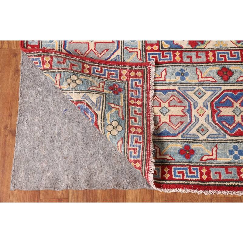Red Kazak Oriental Area Rug Handmade Wool Carpet - 8'5"x 11'5"