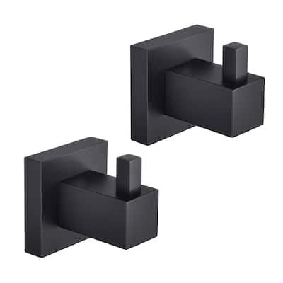 Cube Bathroom Towel & Robe Hook 2 Count