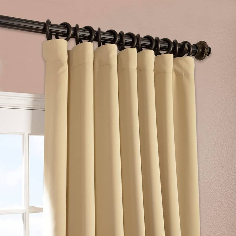 Exclusive Fabrics Extra Wide Room Darkening Curtain (1 Panel)