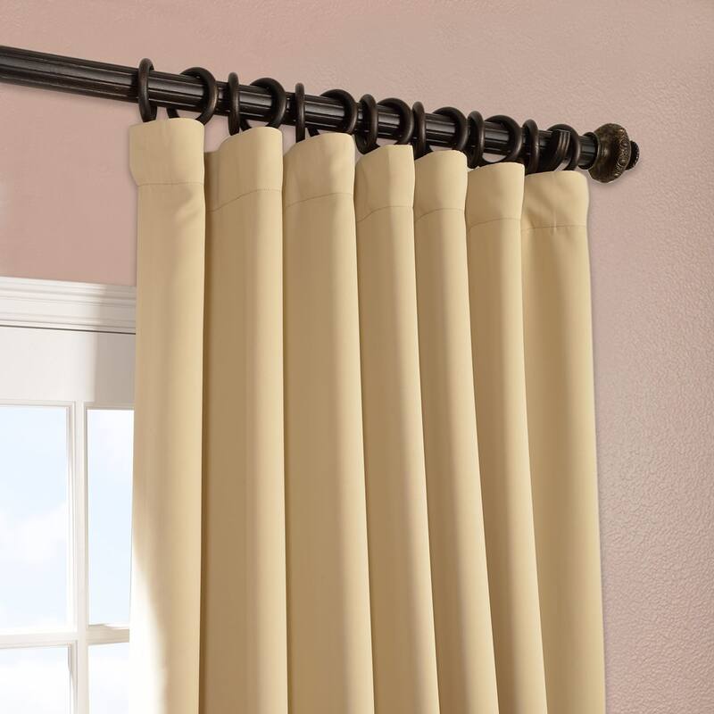 Exclusive Fabrics Extra Wide Room Darkening Curtain (1 Panel)