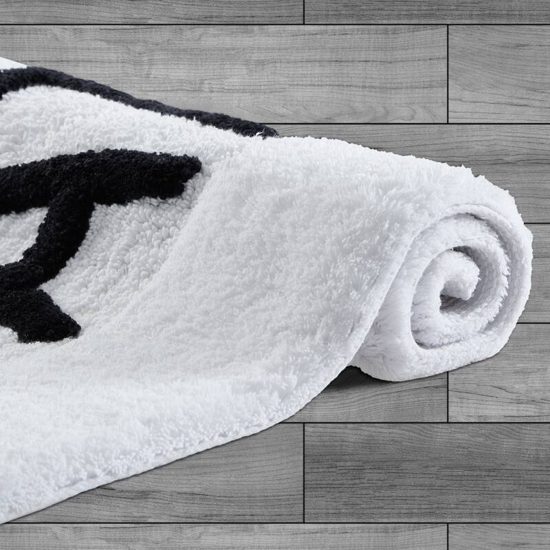 Jean Pierre Novelty Cotton "BATH" 21 x 34 in. Rug