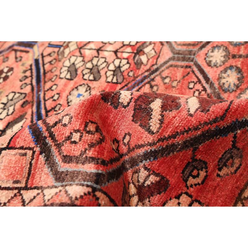 ECARPETGALLERY Hand-knotted Antalya Vintage Light Red Wool Rug - 4'9 x 6'7