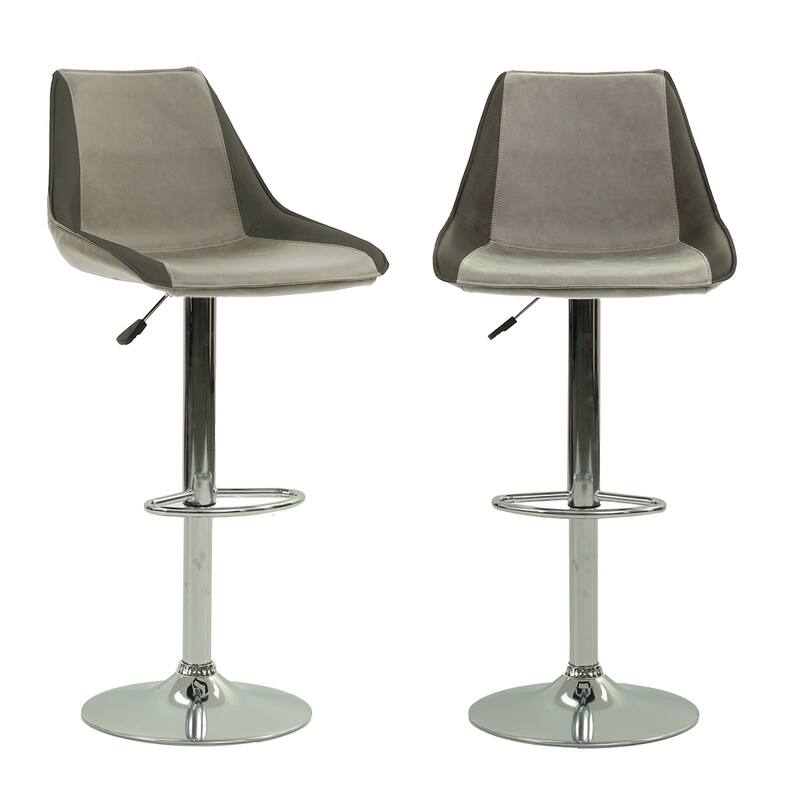 Poundex Airlift Barstool Set of 2