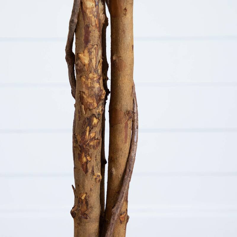 Deluxe Maple Fall Harvest Artificial Potted Tree - 8'