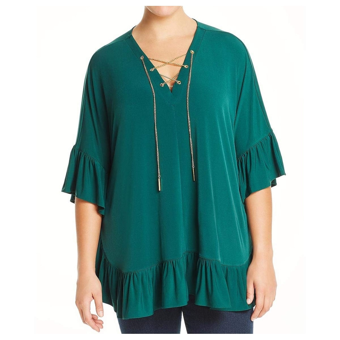 michael kors blouses green