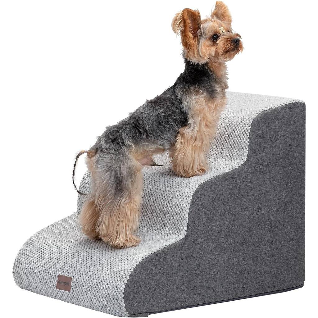 Dog Stairs for Couch Sofa and Chair, 3-Step Dog Steps