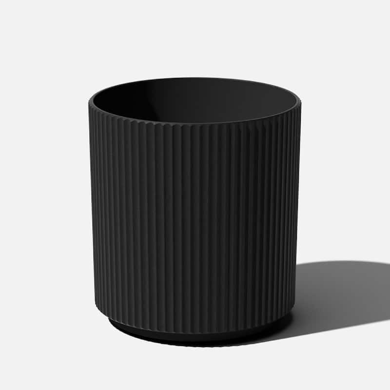 Veradek Demi Series Demi Round Planter - 20 inch - Black