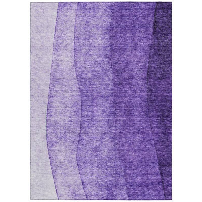 HomeRoots Ombre Transitional Rectangle Outdoor Rug