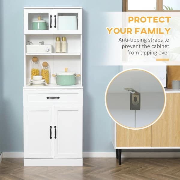 4 EVER WINNER Coffee Bar Cabinet, Framhouse Bar Cabinet Modern Storage Cabinet Rolling Sideboard Buffet Storage Cabinet Accent Cabinet Kitchen Island Cart For Living Room Kitchen Hallway Black
