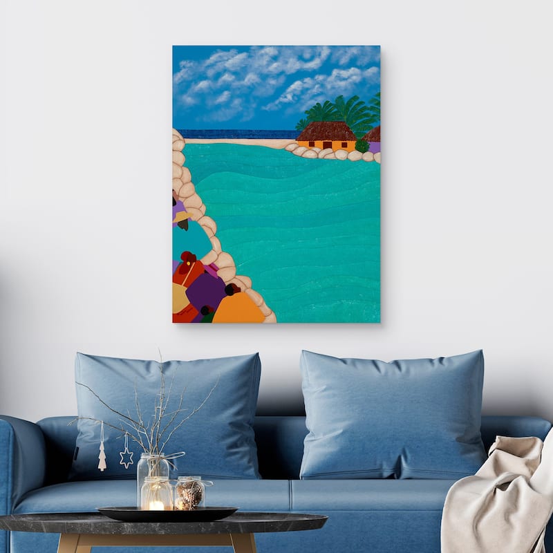 Curacao Lagoon by Synthia SAINT JAMES Canvas Art Print