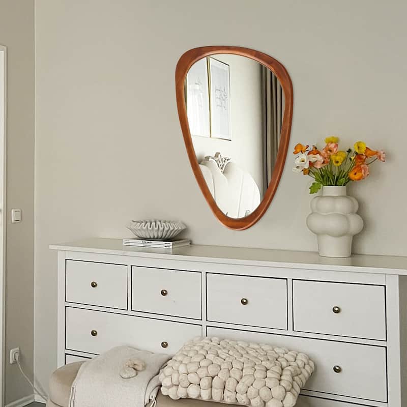 Unique Silhouette: Curved-shaped, Stylish Wall Mirror