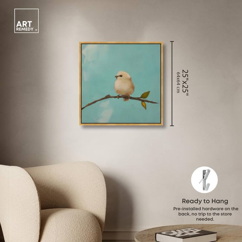Azure Avian Canvas by Art Remedy