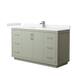 Option Light Green / Carrara Cultured Marble Top /