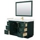 preview thumbnail 50 of 98, Miranda Single Vanity Set, Cultured Marble Top, 46-Inch Mirror