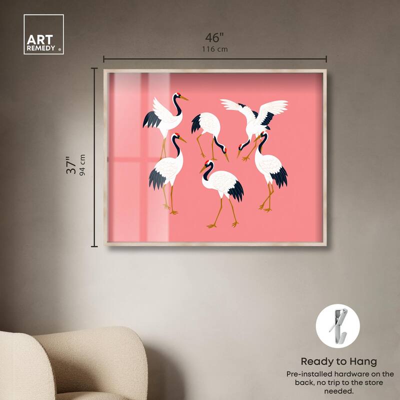 Crane Chorus Shadowbox by Art Remedy