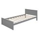 preview thumbnail 12 of 90, Modern Style Wooden Loft Bed with a Twin Size Stand-alone Bed, Shelves, Desk and Wardrobe